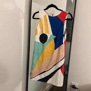 Modest Alice and Olivia patterned dress